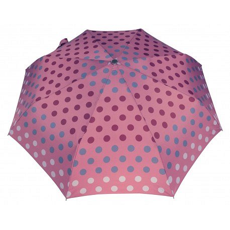 Parasolka w kropy to wytrzymały parasol, idealny na deszczowe dni.